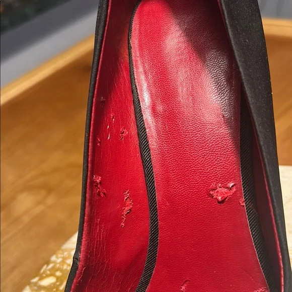Nine West Red and Black Stiletto Heels - Picture 7 of 7